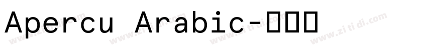 Apercu Arabic字体转换